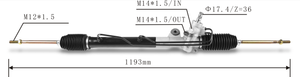 Miaosha High Quality New Auto Parts OEM 49001-4Z001 Power Steering Rack Fits for Nissan Sentra B15 2000-2006