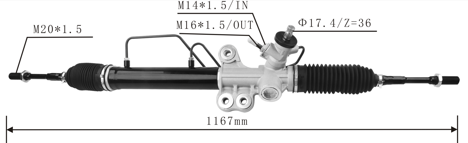 Miaosha High Quality New Auto Parts OEM 49001-3XT0A Power Steering Rack Fits for Nissan E26 NV350 Narrow Body 2013- 