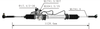 High Quality New Auto Parts OEM 44250-26040 Power Steering Rack Fits for Toyota Corolla Altis 2019-