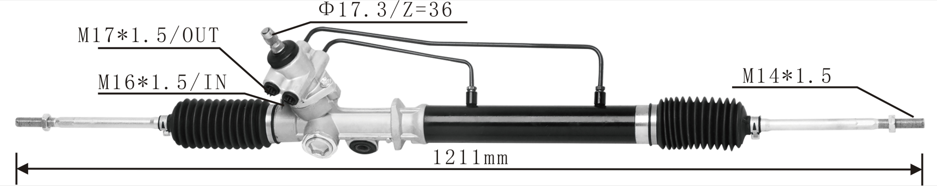 High Quality New Auto Parts OEM 44250-0B020 Power Steering Rack Fits for Toyota Zace 7K Toyota Condor 2000- Toyota Kijang 7K Toyota Unser (Malaysia)