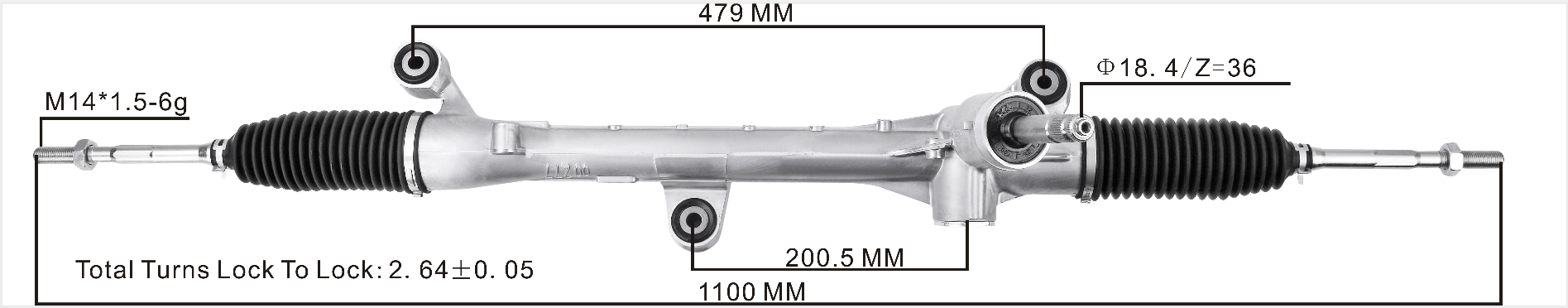 Miaosha High Quality New Auto Parts OEM 53400T7ST01 Power Steering Rack Fits for Honda CR-V 2007-