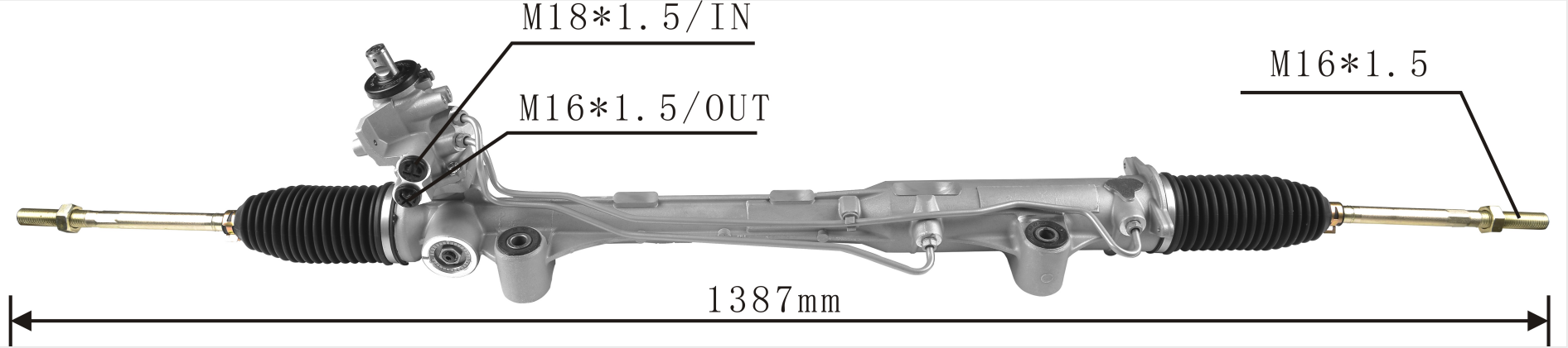 Auto Parts OEM 6RU423057H 6RD426057J Power Steering Rack Compatible with Volkswagen Amarok 2011- Audi Q7