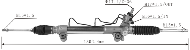 High Quality New Auto Parts OEM 44200-0K040 Power Steering Rack Fits for Toyota Hilux 4WD 2005-2015