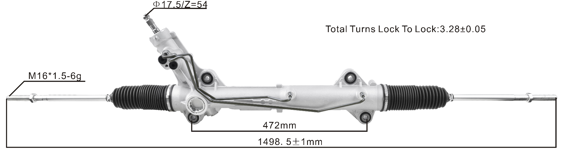 High Quality New Auto Parts OEM 2H2422055B Power Steering Rack Fits for Mercedes-Benz Sprinter 2006- Vw Crafter 2008-2017 Freightliner Sprinter Dodge Sprinter (2007–2009)
