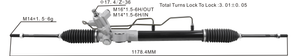 Miaosha High Quality New Auto Parts OEM 49001-5M406 Power Steering Rack Fits for Nissan Almera/Pulsar/Sunny N16