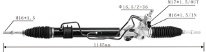 Miaosha High Quality New Auto Parts OEM MR333500 MB553340 Power Steering Rack Fits for Mitsubishi Triton 4WD 2005- Mitsubishi Pajero Sport