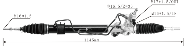 Miaosha High Quality New Auto Parts OEM MR333500 MB553340 Power Steering Rack Fits for Mitsubishi Triton 4WD 2005- Mitsubishi Pajero Sport