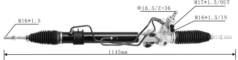 Miaosha High Quality New Auto Parts OEM MR333500 MB553340 Power Steering Rack Fits for Mitsubishi Triton 4WD 2005- Mitsubishi Pajero Sport