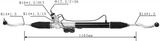 Miaosha High Quality New Auto Parts OEM 48001-CJ41A Power Steering Rack Fits for Nissan Livina 2006- Nissan Tiida