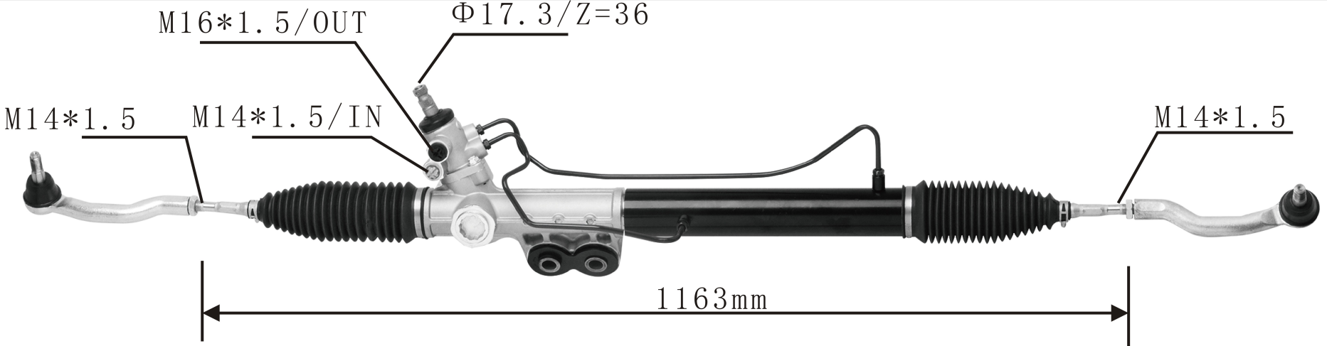 Miaosha High Quality New Auto Parts OEM 49200-3X03A Power Steering Rack Fits for Nissan Navara D40 (Spain Version)