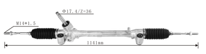High Quality New Auto Parts OEM 45510-0D490 Power Steering Rack Fits for Toyota Yaris/Vios 2014-