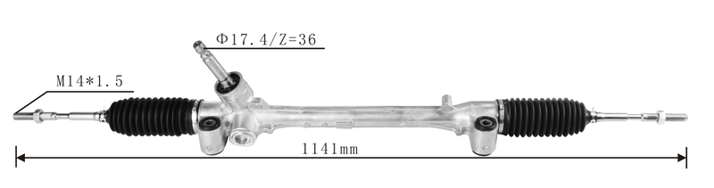 High Quality New Auto Parts OEM 45510-0D490 Power Steering Rack Fits for Toyota Yaris/Vios 2014-