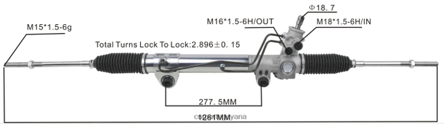 Miaosha Manufacturers Supply OEM 52039207AC 52106477AC 52106477AF Power Steering Rack Steering Gear for Dodge Dakota 2WD 1997-2004
