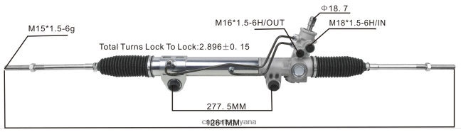 Miaosha Manufacturers Supply OEM 52039207AC 52106477AC 52106477AF Power Steering Rack Steering Gear for Dodge Dakota 2WD 1997-2004