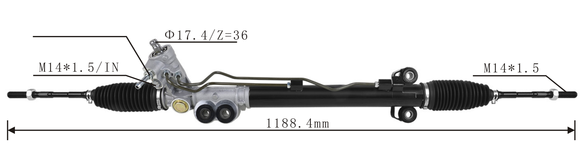 Miaosha High Quality New Auto Parts OEM 49001-CG101 Power Steering Rack Fits for Infiniti FX35 S50 2003- Infiniti QX70 S50