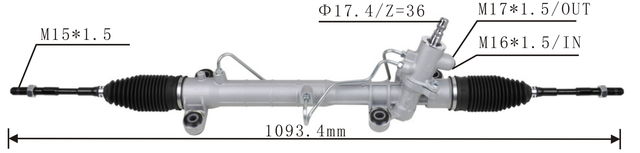 High Quality New Auto Parts OEM 44200-12760 44250-02160 Power Steering Rack Fits for Toyota Corolla 2000-2008