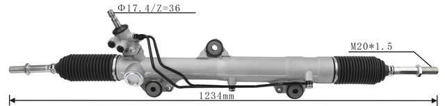 High Quality New Auto Parts OEM 44200-60130 Power Steering Rack Fits for Land Cruiser 5700 2007-