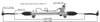 High Quality New Auto Parts OEM 44250-06190 Power Steering Rack Fits for Toyota RAV-4 2005-