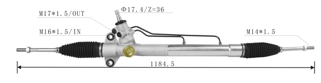 High Quality New Auto Parts OEM 44200-BZ070-000 Power Steering Rack Fits for Toyota Rush 2006- Daihatsu Terios 2006-