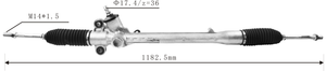 High Quality New Auto Parts OEM 45500-BZ012 Power Steering Rack Fits for Toyota Rush 2006- Daihatsu Terios 2006-
